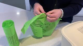 How to open a compostable bag [upl. by Snodgrass]