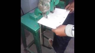 Eyelet punching Machine manualDouble head [upl. by Fellows201]