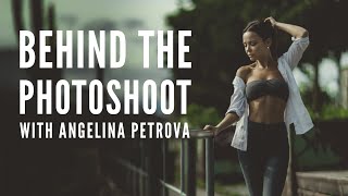 Angelina Petrova Photoshoot  behind the scenes [upl. by Annirok]