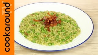 Risotto con piselli e pancetta [upl. by Odelia]