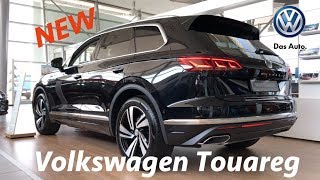 Volkswagen Touareg 2019 first quick look in 4K Atmosphere  Better than Q7 [upl. by Ilatfen]