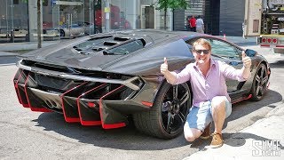 My First Drive in a LAMBORGHINI CENTENARIO [upl. by Oirasor]