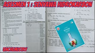 Pembahasan Soal Asesmen 1  Hidrokarbon Kelas 11A [upl. by Tat509]