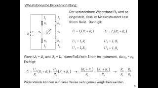 Wheatstonesche Brückenschaltung [upl. by Eeldivad]