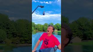 JET SKI ROPE SWING GONE WRONG shorts [upl. by Niwrehs28]