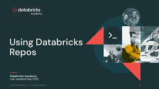 Tutorial  Getting Started with Databricks Repos  Databricks Academy [upl. by Offen]