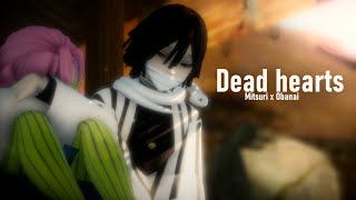 MMD Mitsuri x Obanai  Dead hearts [upl. by Erimahs280]