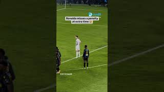 Ronaldo sút hỏng phạt đềnAl Nassr bị loại King Cup bongda thethao football sports ronaldo [upl. by Yramliw]