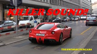 Ferrari F12 Berlinetta killer sound [upl. by Leilamag]