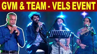 Sid Sriram Shashaa Tirupati Bombay Jayashree amp GVM  Live Performance  ENPT  Cineulagam [upl. by Kcired]