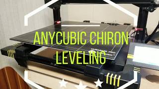 Anycubic Chiron Leveling [upl. by Ennoved]