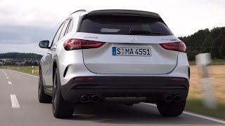 New MERCEDESAMG GLA 45 S 2020  EXHAUST engine SOUND amp driving [upl. by Kristin]