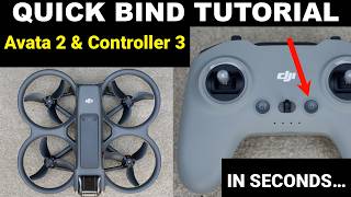 How To Bind DJI FPV Controller 3 to DJI Avata 2 In 45 Seconds [upl. by Higginson]