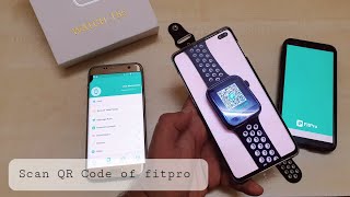 How To Scan QR Code Of Fitpro App  How to connect T55 Smartwatch with Fitpro app  Fitpro App [upl. by Annua249]