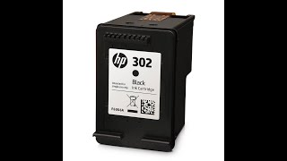 How to refill a Hp Black Ink Cartridge Hp 302 and 302XL  HP DeskJet 2130  ENVY 4520 [upl. by Dibbell]