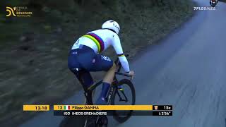 Filippo Ganna Smashes Uphill Time Trial [upl. by Thamora]