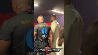 Anthony Joshua ARRIVES to watch Tyson Fury vs Usyk [upl. by Euqenimod]