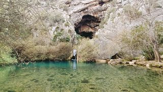 La Cueva del Gato 🐱 poza fría y cristalina ronda málaga visitspain andalucía cuevas poza [upl. by Llerdnam]