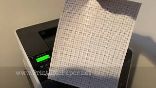 Printable Graph Paper  How To Print Grid Paper from your computer for free [upl. by Xenophon]