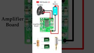 Amplifier Circuit  Bass Booster circuit  shorts amplifier diy electronic [upl. by Seabury]