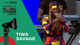 Tiwa Savage Performs “All Over”  Global Citizen Festival Mandela 100 [upl. by Htebazileharas]