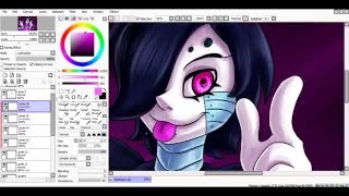 SpeedPaint Mettaton EX Undertale [upl. by Romine]