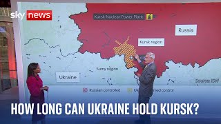 UkraineRussia war How long can Ukraine hold Kursk [upl. by Inaj186]