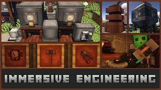 Minecraft  Immersive Engineering Mod Showcase Forge 1165 [upl. by Jonie]