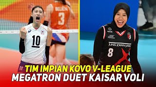 TIM IMPIAN LIGA KOREA  MEGAWATI DUET DENGAN KAISAR VOLI KIM YEON KOUNG [upl. by Jocelyne]