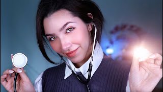 ASMR You have my attention Full Medical Exam Cranial nerve ear exam eye exam scalp exam [upl. by Anemix]