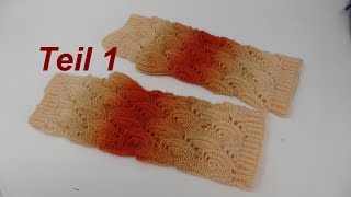 Stricken Armstulpen EINFACH Teil 1 [upl. by Naelcm]