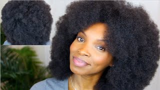 THE PERFECT AFRO TUTORIAL updated  4C NATURAL HAIR [upl. by Nuahsad]