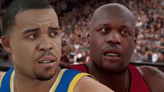 Can JaVale McGee Defeat Shaquille ONeal In A Game Of 1 On 1 NBA 2K17 Challenge [upl. by Junna]