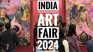 India Art Fair 2024  Nsic Okhla  World biggest Art fair in New Delhi [upl. by Obrien]