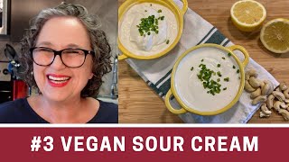 Vegan Sour Cream Recipe Two Ways one Nut Free  The Frugal Chef [upl. by Nyhagen]