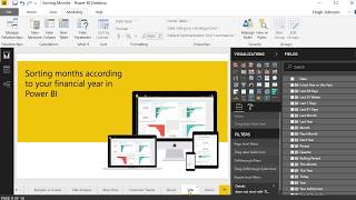 Sorting months according your financial year in Power BI [upl. by Teirrah]