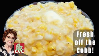 How We Make Cream Corn  Old Fashioned Southern Sides [upl. by Anahsak]