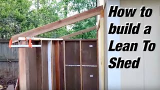 How to build a Lean to shed [upl. by Franzen28]