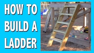 HOW TO BUILD A LADDER [upl. by Xever731]