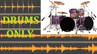 Metallica  Enter Sandman  drums only Isolated drum track [upl. by Lilahk]