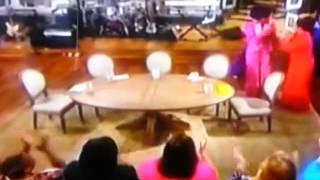 Aisha Tyler takes a embarrassing fall on The Talk [upl. by Mena]