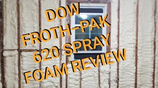 DOW FROTHPAK 620 SPRAY FOAM REVIEW [upl. by Cecilia2]