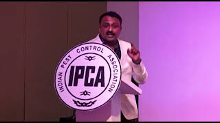 Prakash Sasidharan General Secretary IPCA at India Pest 2018 [upl. by Granville]