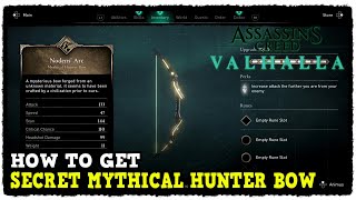 How to Get Powerful Secret Mythical Hunter Bow in Assassins Creed Valhalla [upl. by Micki]