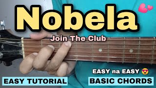 Nobela  Join The Club SUPER EASY GUITAR TUTORIAL [upl. by Ydda]