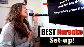 Singing Hack Karaoke Setup for Singers [upl. by Arretal]