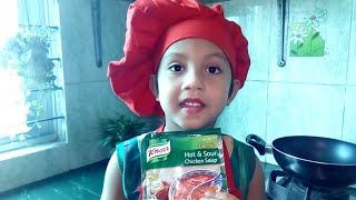 Knorr Hot And Sour Chicken Soup RecipeKnorr Soup Quick Recipe [upl. by Swiercz]