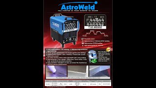 Astroweld TIG 300D Cold TIG Function [upl. by Hajed248]