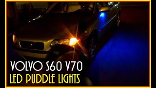 Volvo S60 V70 LED Puddle Lights and Plate Lights Install 20012009 [upl. by Briana]