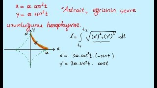 PAREMETRiK KOORDiNATLARDA YAY UZUNLUĞU HESABI 1 [upl. by Lanrev651]